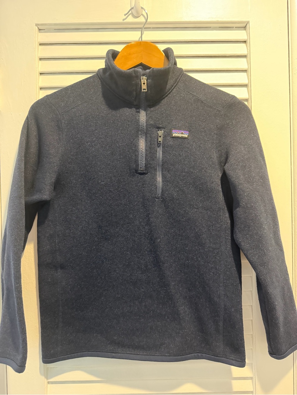 Patagonia Boys Better Sweater Blue Size 12